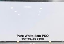 Pure White PSQ -3CM